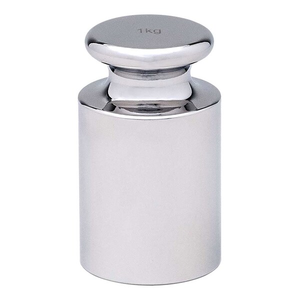 Globe Scientific Calibration Weight, 1kg, OIML Class F2, includes ISO 17025: 2017 Cert. of Calibration GB-F2-1KG-C - main